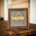 7 Horses on Raw Pyrite Frame